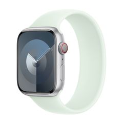 Apple Siliconen solobandje Apple Watch Series 1 - 11 / SE / Ultra (44/45/46/49 mm) - Maat 9 - Soft Mint
