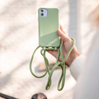 imoshion Color Backcover met afneembaar koord iPhone 11 - Groen