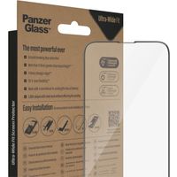 PanzerGlass Ultra-Wide Fit Anti-Bacterial Screenprotector incl. applicator iPhone 14