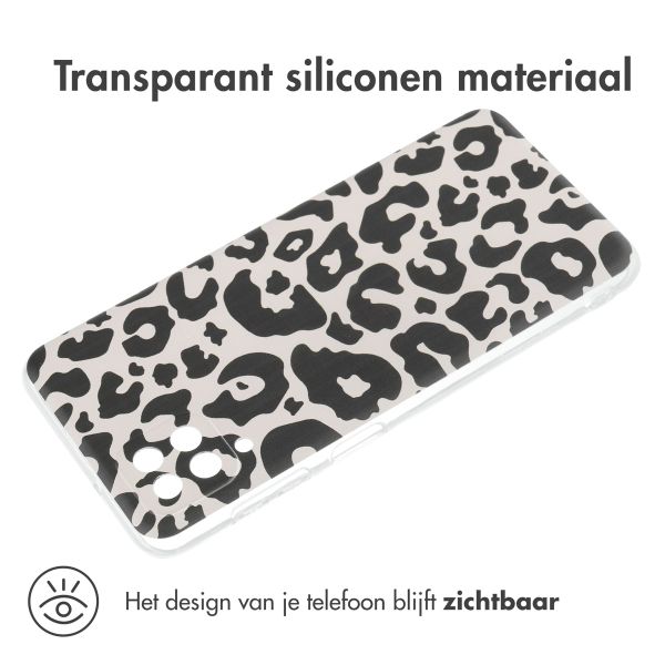 imoshion Design hoesje Samsung Galaxy A12 - Leopard Transparent