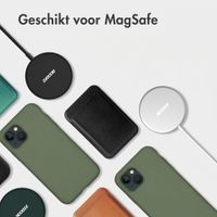 Accezz Liquid Silicone Backcover met MagSafe Apple iPhone Air - Cooper Green