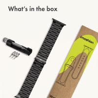 imoshion Steel strap Apple Watch | 44/45/46/49 mm - Black