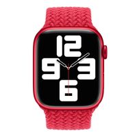 Apple Gevlochten solobandje Apple Watch | 44/45/46/49 mm - Maat 3 - (Product) Red