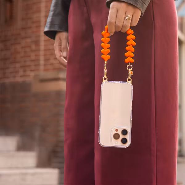 Selencia Lova Hartjes Polskoord - Orange