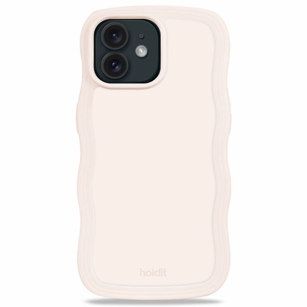 Holdit Wavy Case Apple iPhone 12 (Pro) - Light Beige