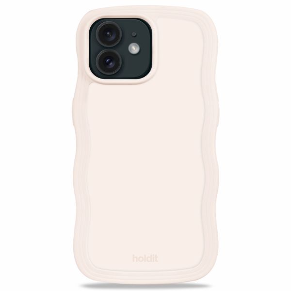 Holdit Wavy Case iPhone 12/12 Pro - Light Beige