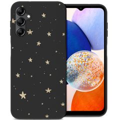 imoshion Design hoesje Samsung Galaxy A14 (5G/4G) - Sterren / Zwart