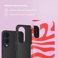 Selencia Vivid Backcover Samsung Galaxy S25 Edge - Dream Swirl Pink