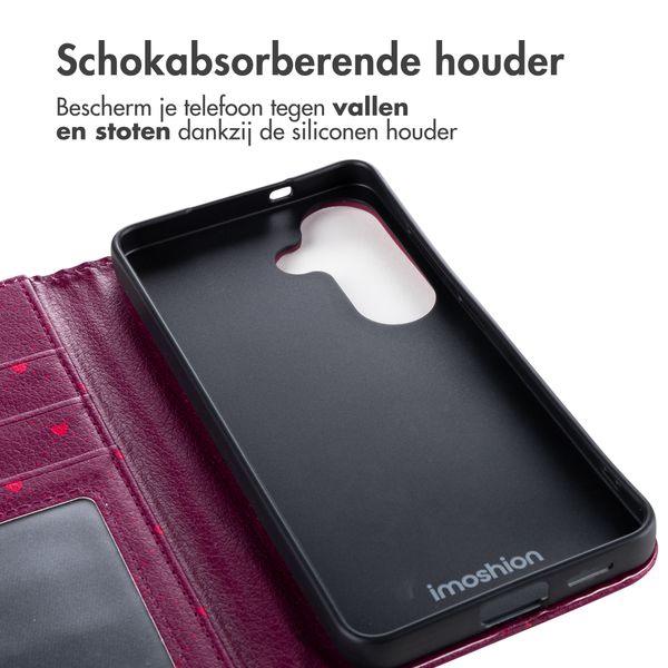 imoshion Design Bookcase Samsung Galaxy S26 - Crush Check Coral Dust