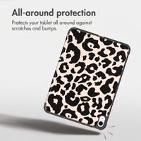 imoshion Design Trifold Case Apple iPad 11 (2025) 11 inch A16 / iPad 10 (2022) 10.9 inch - Leopard
