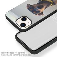 Ontwerp je eigen Apple iPhone 13 Mini gel hoesje - Zwart