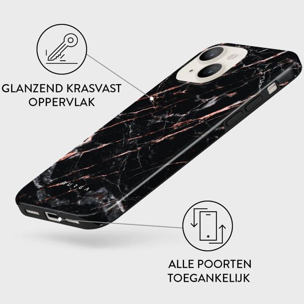 Burga Tough Backcover iPhone 14 - Rose Gold Marble