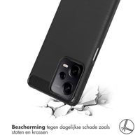 imoshion Brushed Backcover Xiaomi Redmi Note 12 Pro / Xiaomi Poco X5 Pro 5G - Zwart