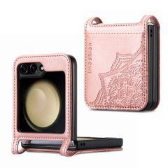 imoshion Mandala Bookcase Samsung Galaxy Z Flip 7 FE - Rosé Goud