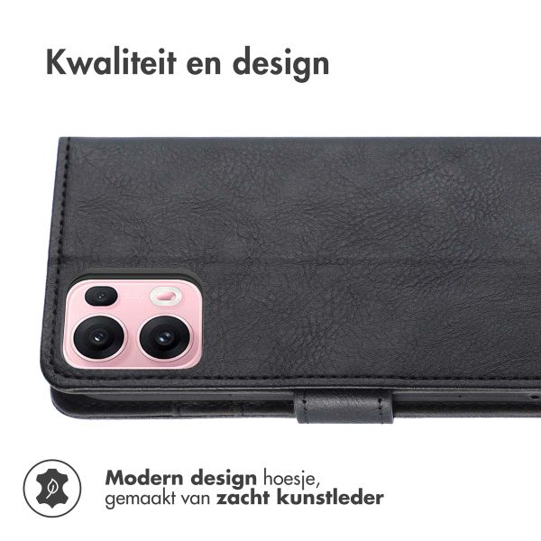 imoshion Luxe Bookcase Oppo Reno 13 Pro - Zwart