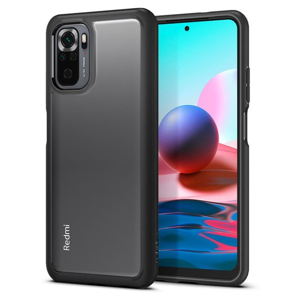 Spigen Ultra Hybrid Backcover Xiaomi Redmi Note 10 (4G) / Note 10S - Zwart