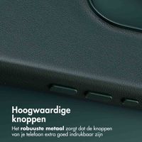 Accezz MagSafe Leather Backcover Apple iPhone 16 Pro Max - Cedar Green