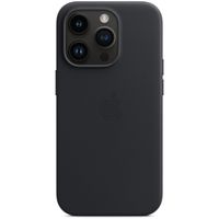 Apple Leather Back Cover with MagSafe Apple iPhone 14 Pro - Midnight