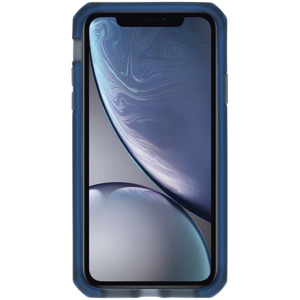 Itskins Supreme Frost Backcover iPhone Xr - Zwart / Donkerblauw