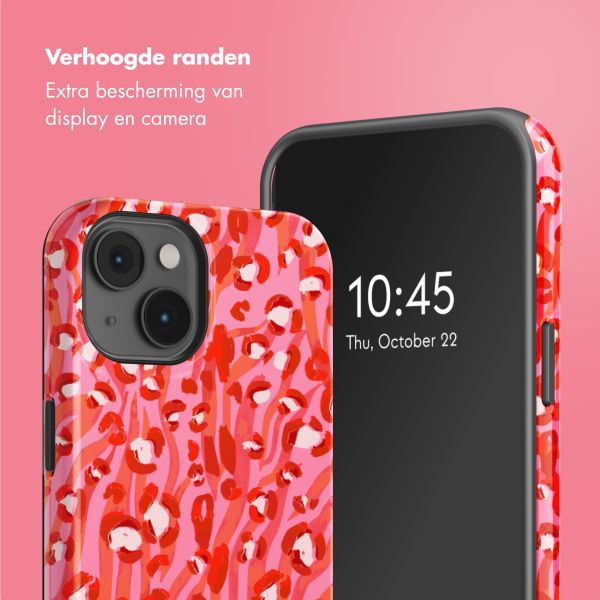 Selencia Vivid Tough Backcover met MagSafe iPhone 14 - Wild Spots Lipstick