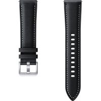 Samsung Originele Leather Band Galaxy Watch Active 2 / Watch 3 41mm - Zwart