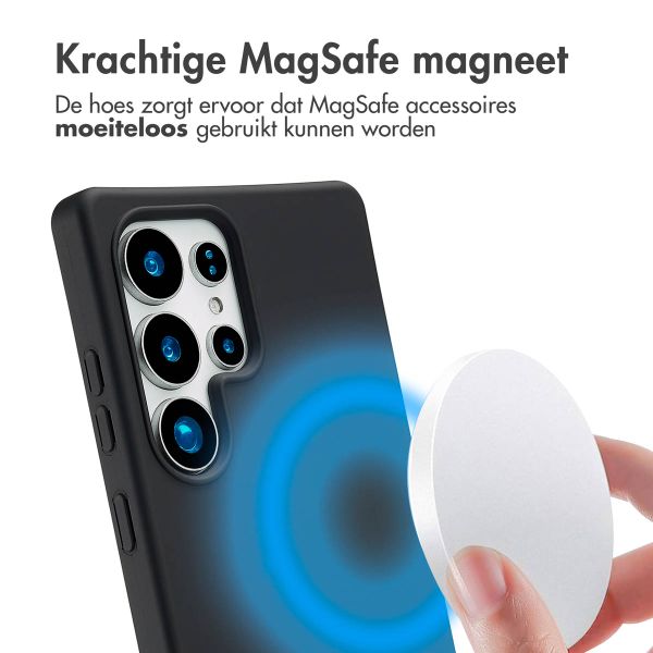 imoshion Color Backcover met afneembaar koord MagSafe Samsung Galaxy S25 Ultra - Zwart