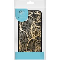 imoshion Design hoesje Samsung Galaxy A12 - Golden Leaves