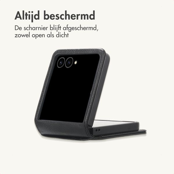 imoshion Luxe Bookcase Samsung Galaxy Z Flip 8 - Zwart
