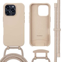 imoshion Color Backcover met afneembaar koord MagSafe Apple iPhone 16 Pro - Nude