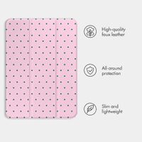 imoshion Design Trifold Case Apple iPad 11 (2025) 11 inch A16 / iPad 10 (2022) 10.9 inch - Happy Dots
