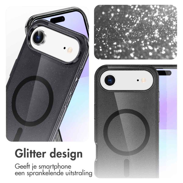 imoshion Sparkle Backcover met MagSafe Apple iPhone Air - Zwart
