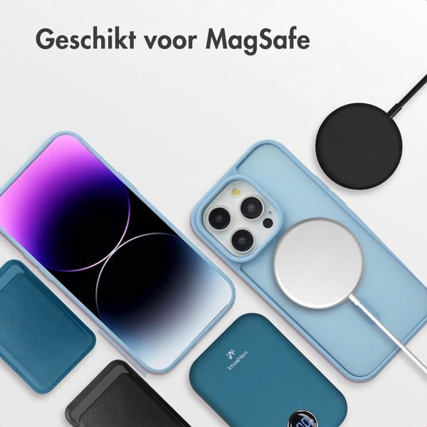 imoshion Color Guard Backcover met MagSafe Apple iPhone 14 Pro - Lichtblauw