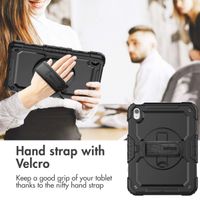 Accezz Rugged Back Cover with shoulder strap Apple iPad 11 (2025) 11 inch A16 / iPad 10 (2022) 10.9 inch - Black