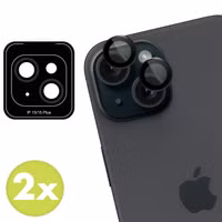 imoshion 2 Pack Camera lens protector Apple iPhone 15 / 15 Plus - Black
