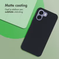 imoshion Color Backcover Oppo A6x (4G/5G) - Zwart