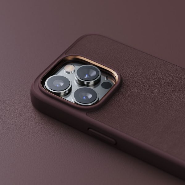 Njorð Collections Genuine Leather Case iPhone 14 Pro - Brown