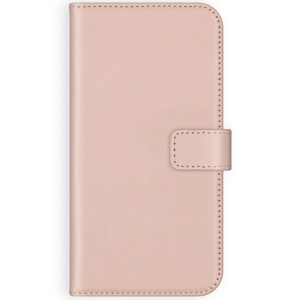 Selencia Echt Lederen Bookcase iPhone 12 Mini - Roze