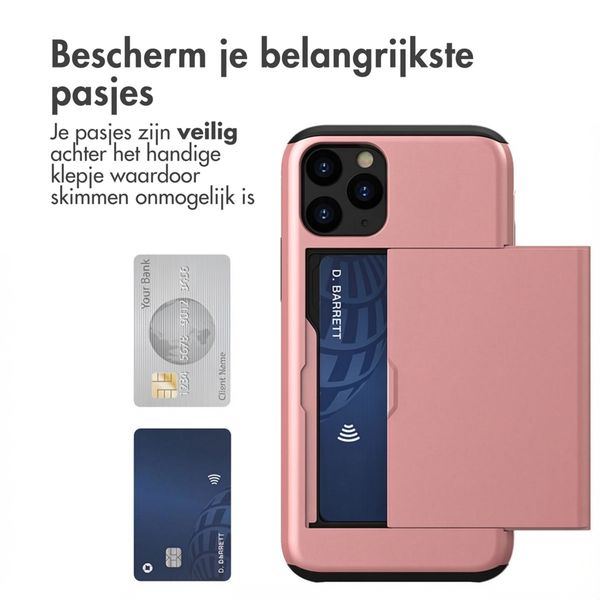imoshion Backcover met pasjeshouder Apple iPhone 11 Pro - Rosé Goud