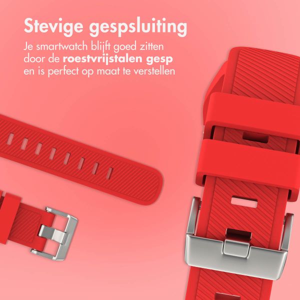 imoshion Flexibel Siliconen bandje - Universeel 20 mm aansluiting - Rood