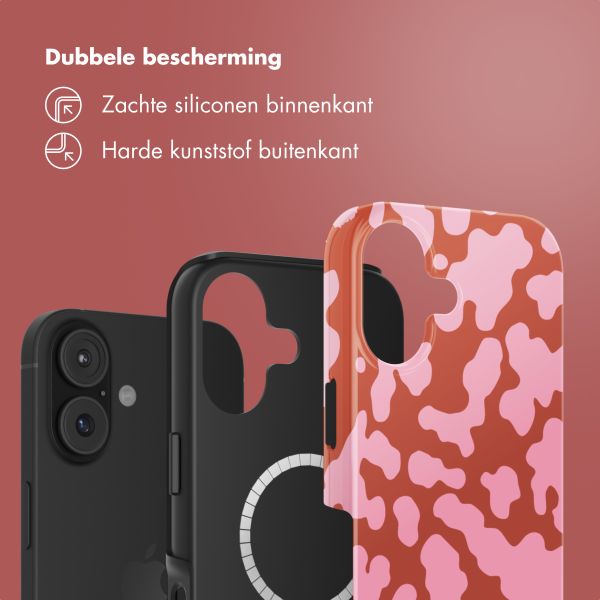 Selencia Vivid Backcover met MagSafe Apple iPhone 17 - Moo’d Blush Pink