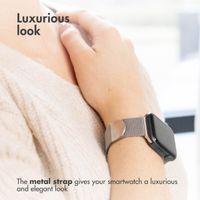 imoshion Milanese magnetic band Apple Watch | 44/45/46/49 mm - Size M - Silver