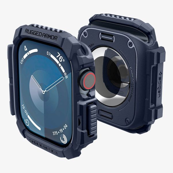 Spigen Rugged Armor™ Case Apple Watch Series 10 - 42 mm - Navy Blue