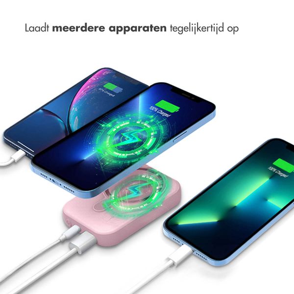 imoshion MagSafe Powerbank - 10.000 mAh - Draadloze powerbank - Roze