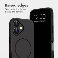 imoshion Colour Back Cover with Thin MagSafe Ring Apple iPhone 16 - Black