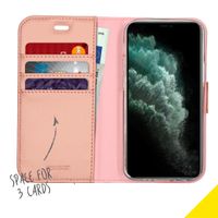 Accezz Wallet Softcase Bookcase iPhone 12 Mini - Rosé Goud