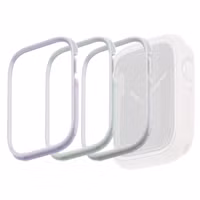 Uniq 3-pack Bezels - Moduo Bezel Bundel voor de Apple Watch 4-9 / SE - 40/41 mm - Sage / Lilac / White