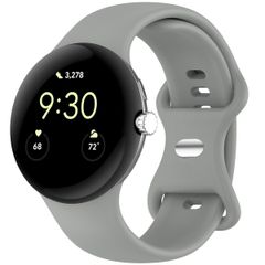 imoshion Siliconen bandje Google Pixel Watch / Watch 2 / Watch 3 (41 mm) - Maat L - Grijs