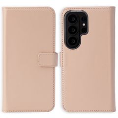 Selencia Genuine Leather Book Case Samsung Galaxy S26 Ultra - Dusty Pink