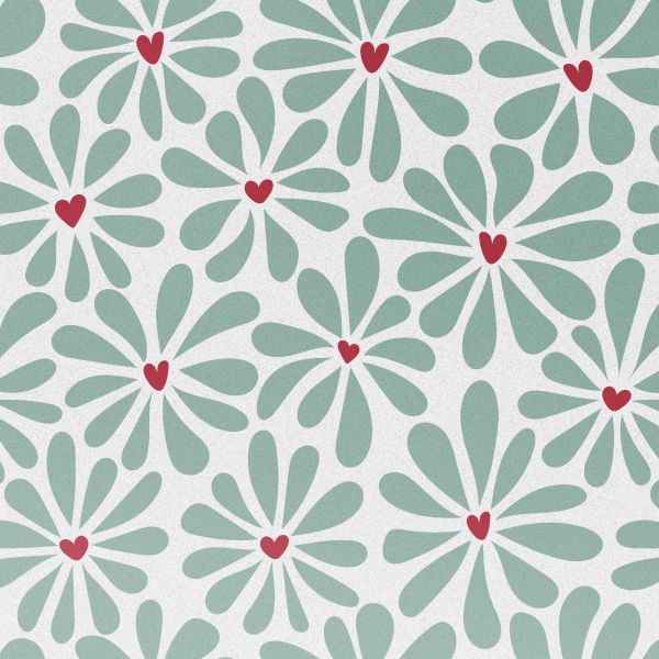 imoshion Design hoesje Apple iPhone 13 - Bloom Love Sage Green