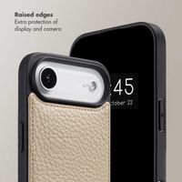 Selencia Nova Phone Case with Cord and Card Holder Apple iPhone Air - Beige